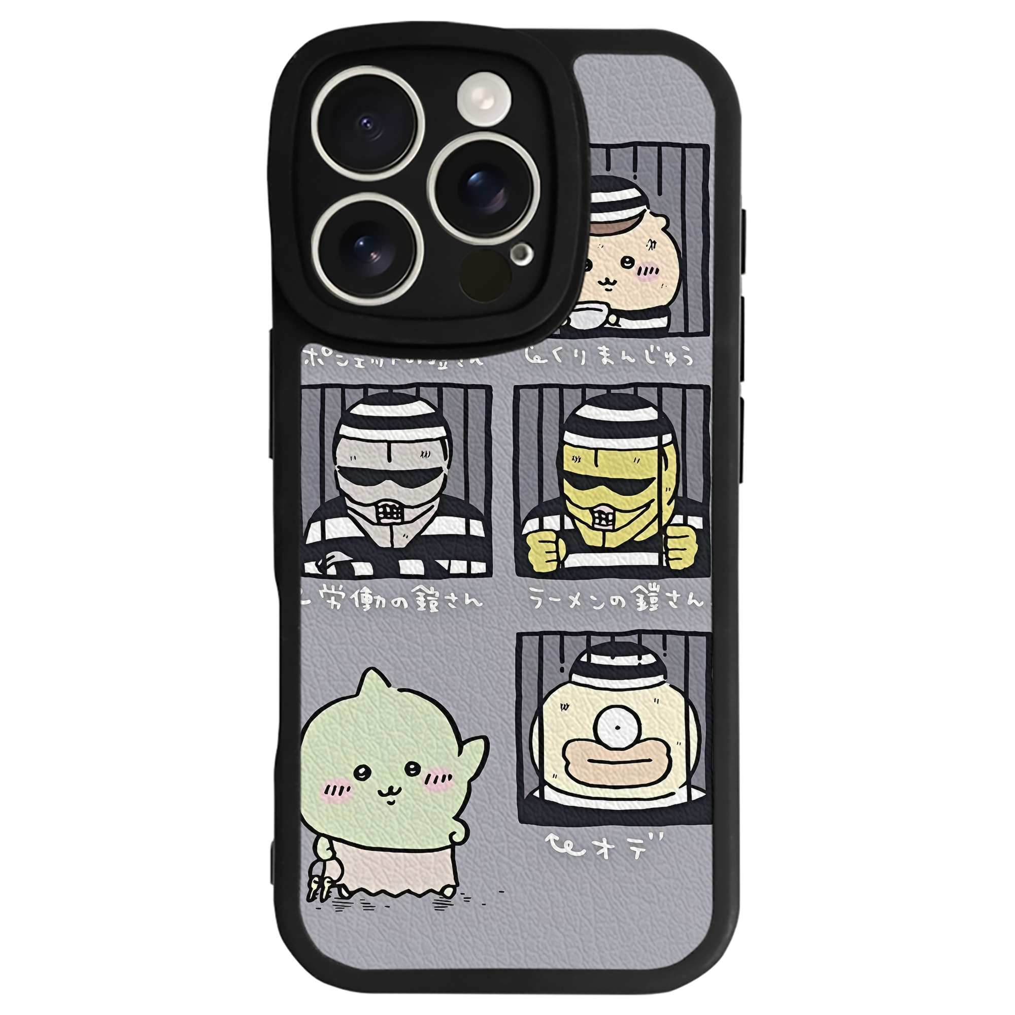 （画像用） ちいかわ Chii-kawa 【iPhone 16シリーズ対応】シリコンスマホケース（レザー調） 材質：シリコン